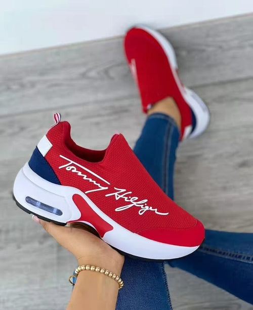 Sneakers Donna Zeppa Traspiranti - Scarpe Casual Comode per Camminare