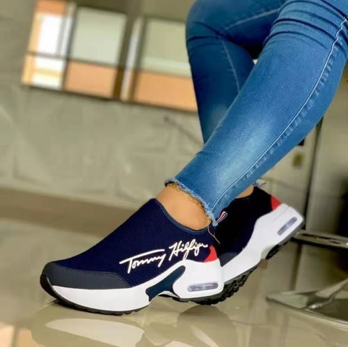 Sneakers Donna Zeppa Traspiranti - Scarpe Casual Comode per Camminare