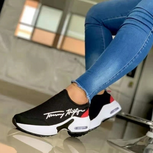 Sneakers Donna Zeppa Traspiranti - Scarpe Casual Comode per Camminare