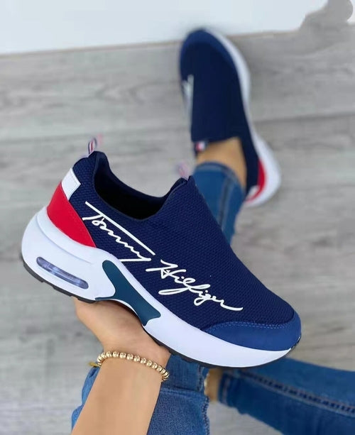 Sneakers Donna Zeppa Traspiranti - Scarpe Casual Comode per Camminare
