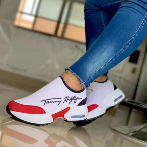 Sneakers Donna Zeppa Traspiranti - Scarpe Casual Comode per Camminare