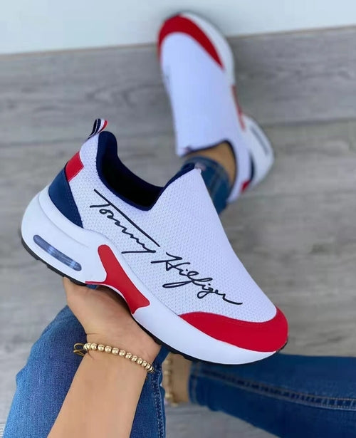 Sneakers Donna Zeppa Traspiranti - Scarpe Casual Comode per Camminare