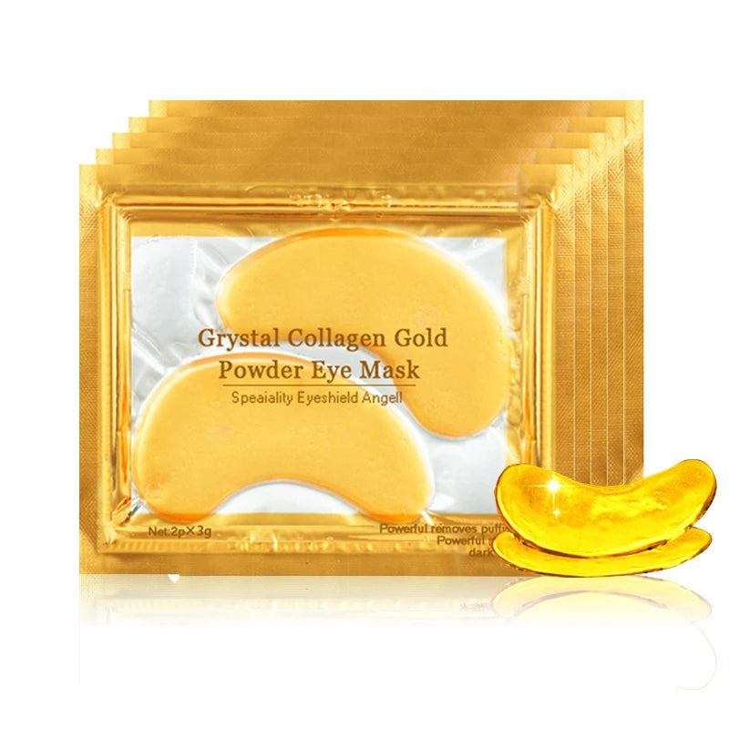 100pcs (50 Paia) Maschere Occhi al Collagene Oro - Anti-Età Anti Occhiaie Idratanti Patch Contorno Occhi