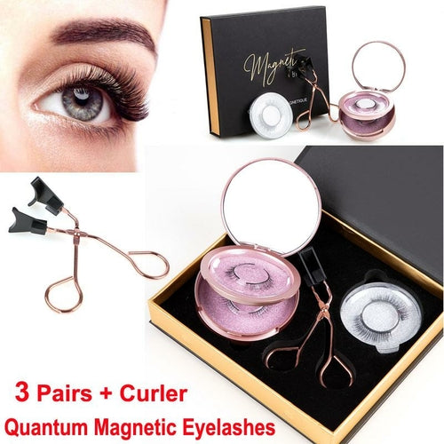 Set Ciglia Magnetiche Quantum con Applicatore e Piegaciglia Magnetico